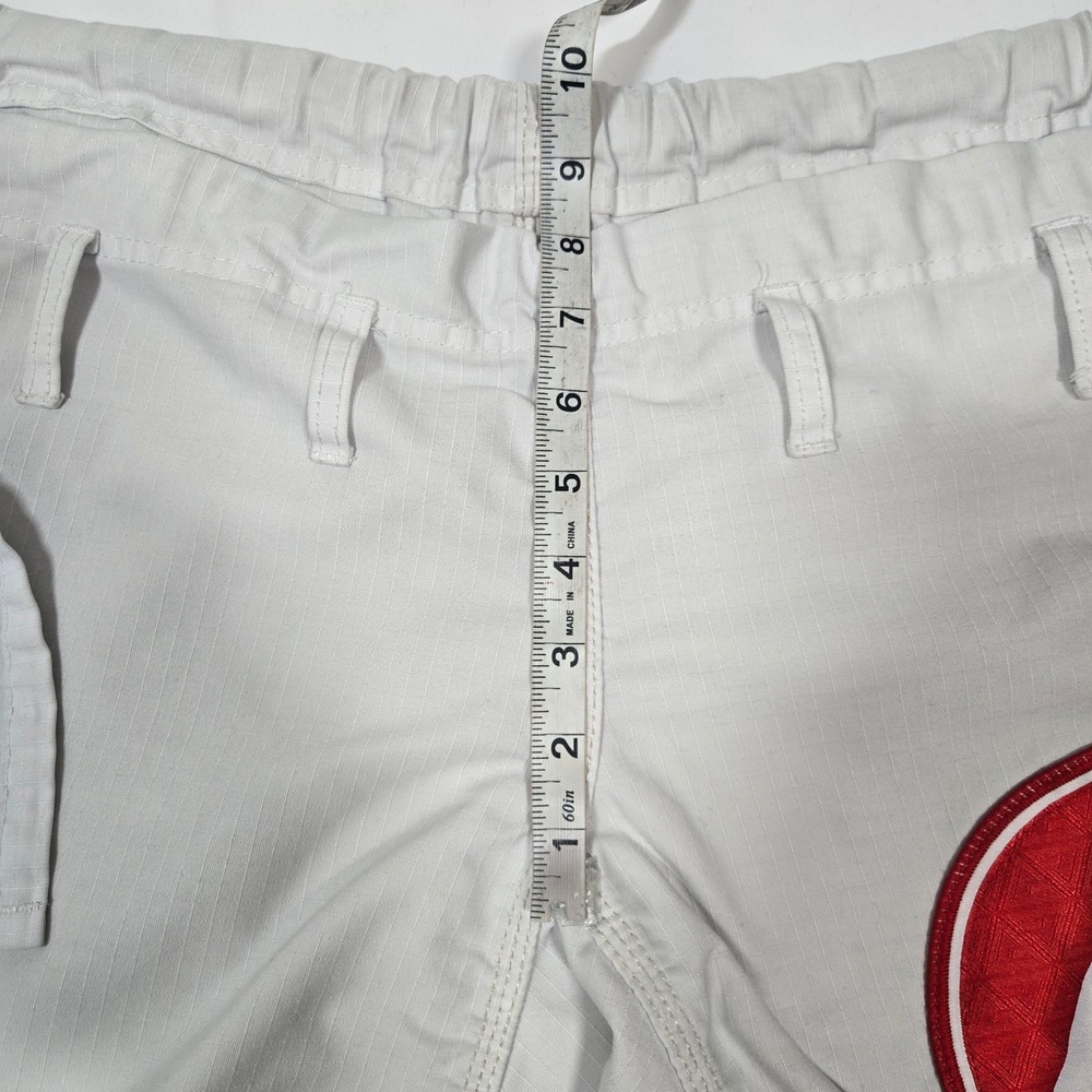 Gracie Barra BJJ Gi Pants Mens A1 White Ripstop Equipe Brazilian Jiu Jitsu - Picture 9 of 11